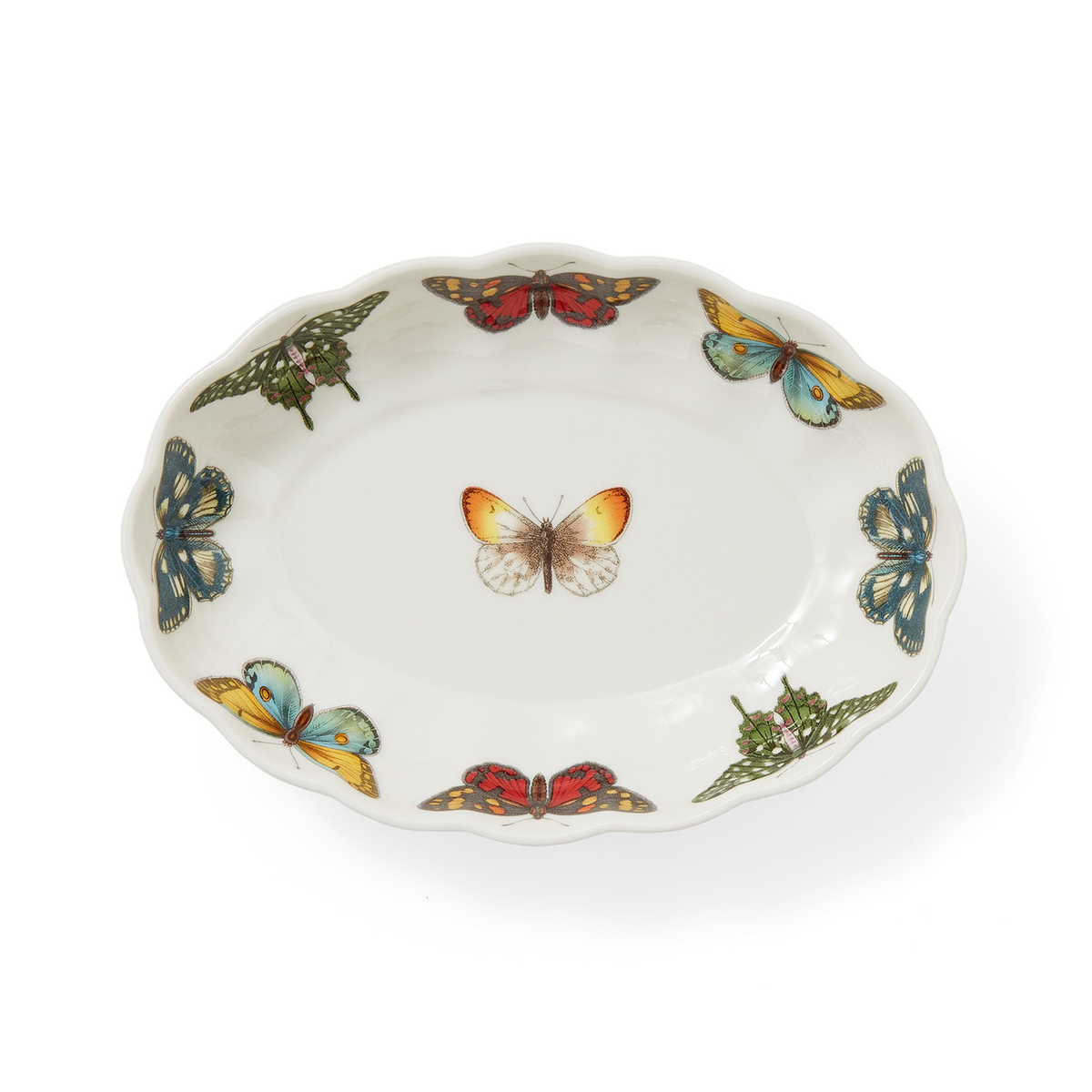 Botanic Garden Harmony 6 Inch Oval Fluted Dish image number null